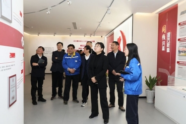 省工商联党组成员、副主席吴海瑜调研NG电子游戏纸业指导企业高质量生长